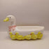 Vintage Ceramic Mama Duck With Ducklings Soap Dish Caddy Bowll