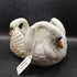 White Vintage Ceramic 3 Swan Planter
