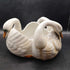 White Vintage Ceramic 3 Swan Planter