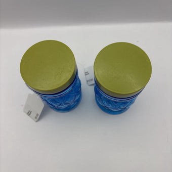 Vintage Wheaton NJ Glass Tall Ship 1827 Salt & Pepper Shakers (Pair)