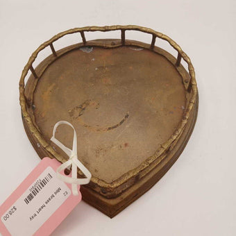 Mini Brass Heart Tray