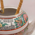 Vintage Rose Canton bamboo handle teapot