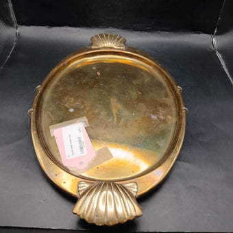 Brass shell handle tray
