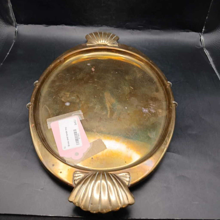 Brass shell handle tray