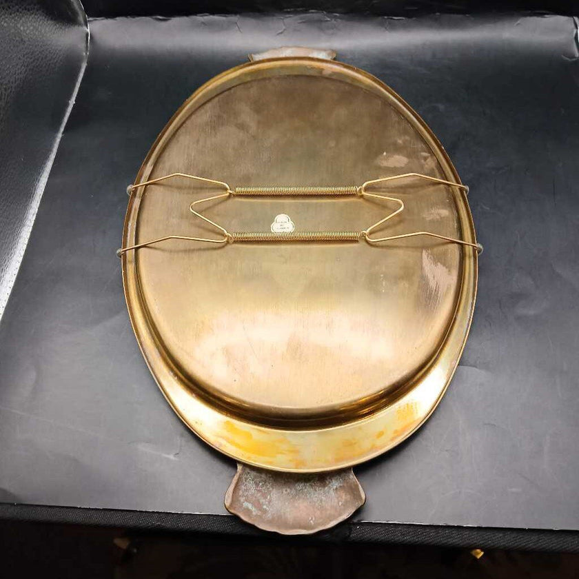 Brass shell handle tray