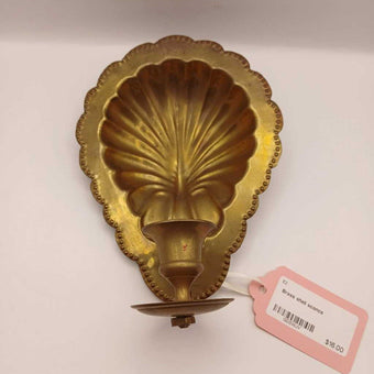 Brass Shell Sconce