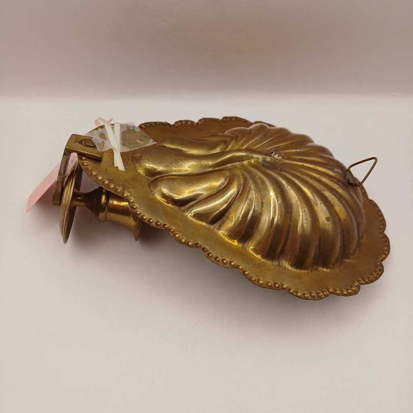 Brass Shell Sconce