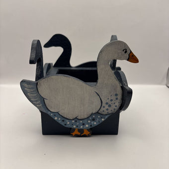 GOOSE/DUCK Grannycore/Cottagecore Wooden Planter/Box