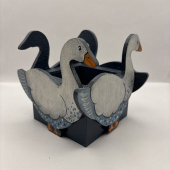 GOOSE/DUCK Grannycore/Cottagecore Wooden Planter/Box