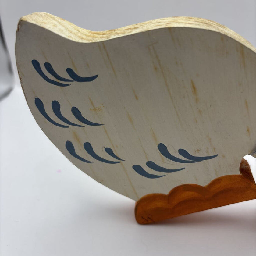 Vintage Grannycore/Cottagecore Wooden Hand-painted Duck/Goose Decor