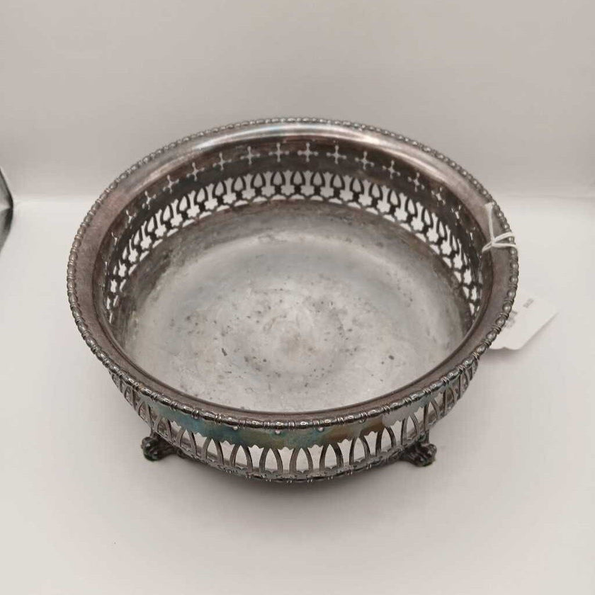 Roger Bros silver basket bowl