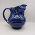 Blue Art Pottery Pitcher signed Staskal