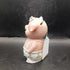 Vintage 1960s Porcelain Bisque Piggy Coin Bank from Korea 6.5