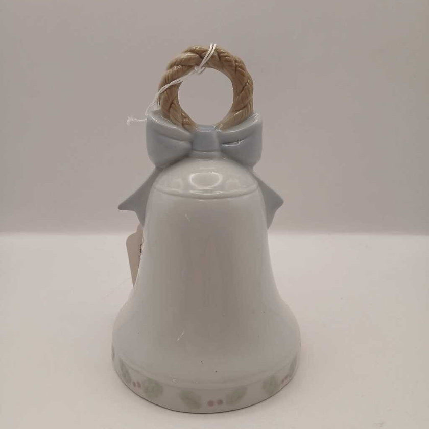 Vintage Christmas Victorian Pastel Rocking horse toys On White Bell Taiwan 6