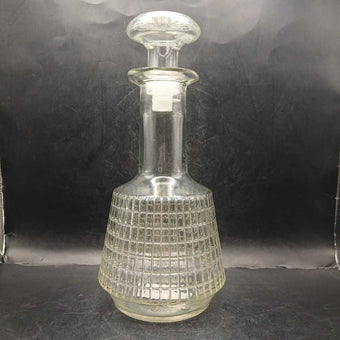 Vtg. Glass Decanter