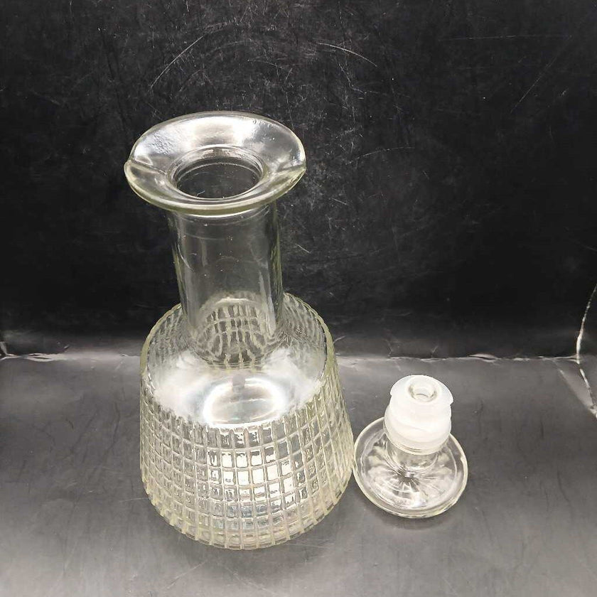 Vtg. Glass Decanter