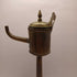 Antique Dutch Brass Whale Oil Lamp