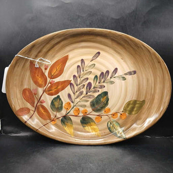 Shadow Wood Platter Chop Plate 13.25