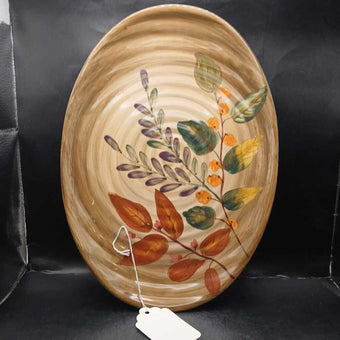 Shadow Wood Platter Chop Plate 13.25