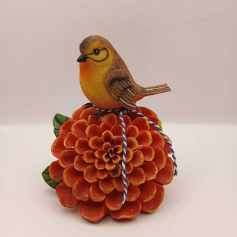 Bird and flower