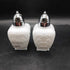 Imperial Milk Glass Salt + Pepper