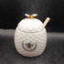 Place & Time white ceramic honey pot Bee Collection