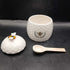 Place & Time white ceramic honey pot Bee Collection