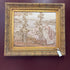 Victorian Tapestry W/Carved Wood Gold Frame 33x29