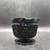 Vtg. Black Indian Glass Diamond Holder