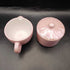 Hey Sugar Covered Sugar Bowl & Creamer Made w/ Love Set Romantic Valentine Pink