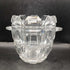 TOWLE Bohemian HEAVY BLOCK CUT ICE BUCKET 24% LEAD CRYSTAL CUT GLASS