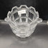 TOWLE Bohemian HEAVY BLOCK CUT ICE BUCKET 24% LEAD CRYSTAL CUT GLASS