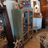 Curio Cabinet Hand Painted 2 tone rustic