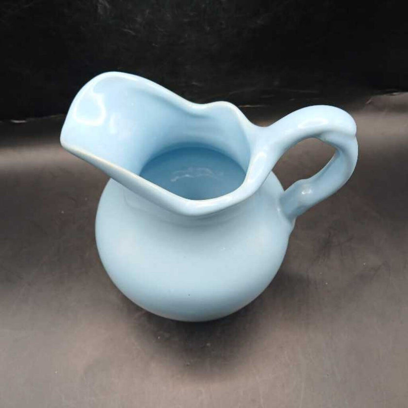 Frankoma Pottery Creamer Pitcher Robins Egg Blue