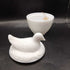 Dove On Nest Milk Glass Vintage 70's