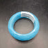 Muko gemstone, aquamarine bangle