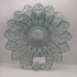Clear carnival glass serving dish