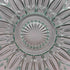 Clear carnival glass serving dish
