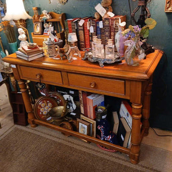 Wood Entry Table