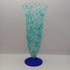 Beautiful satin glass, multicolored vase