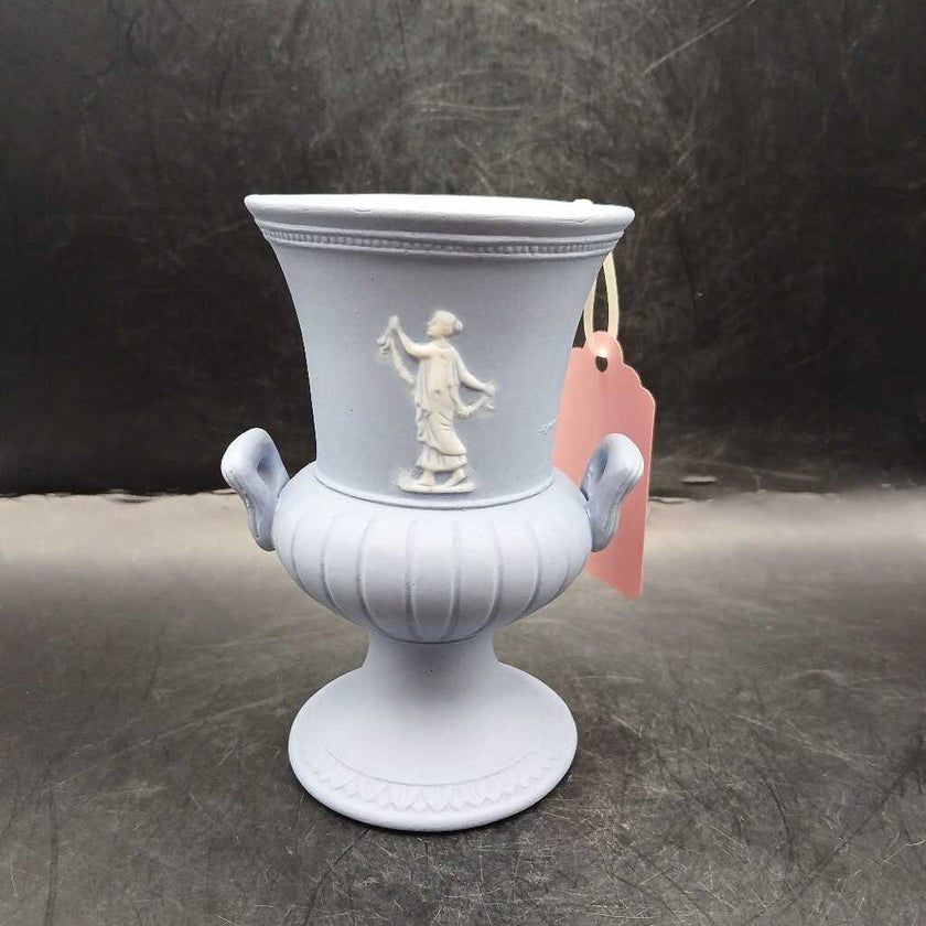Jasperware style urn vase