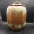 Frankoma Sage Green and Brown Glazed Canister
