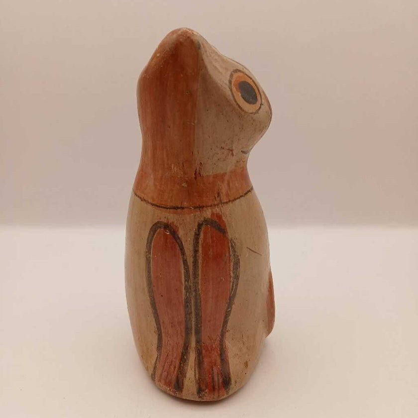 Tonala Cat Figurine Terracotta