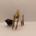 Brass Giraffe Pair Mother and Baby