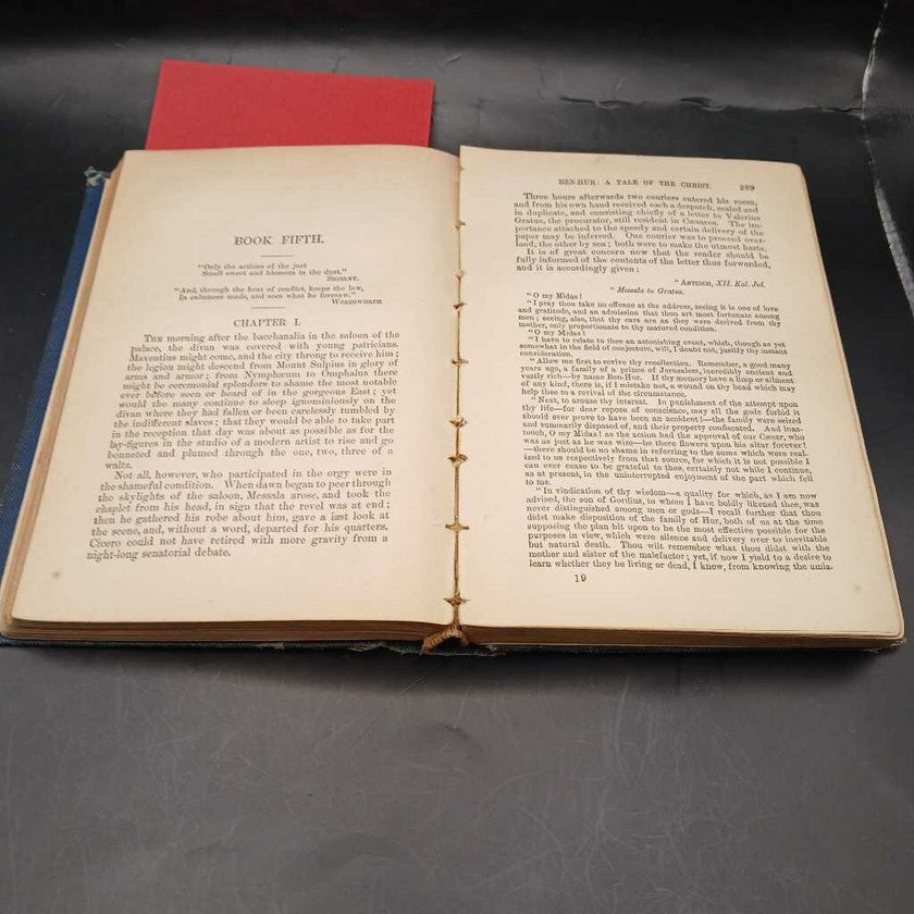 Ben Hur Book 1880