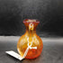 Hand Blown Amberina Crackle Mini Pitcher