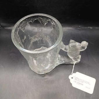 Vintage Coca Cola Drinking Mug With Frosted Glass Polar Bear Handle 1997