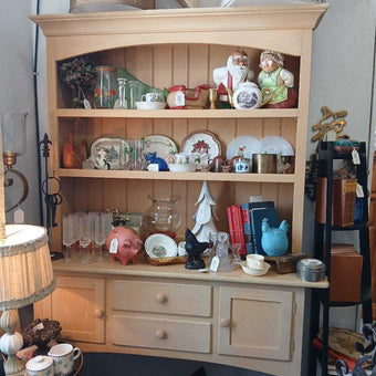 Drexel Yellow Buffet Hutch