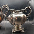 Silver plate tea sugar matching pair