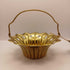 Brass Scalloped Basket